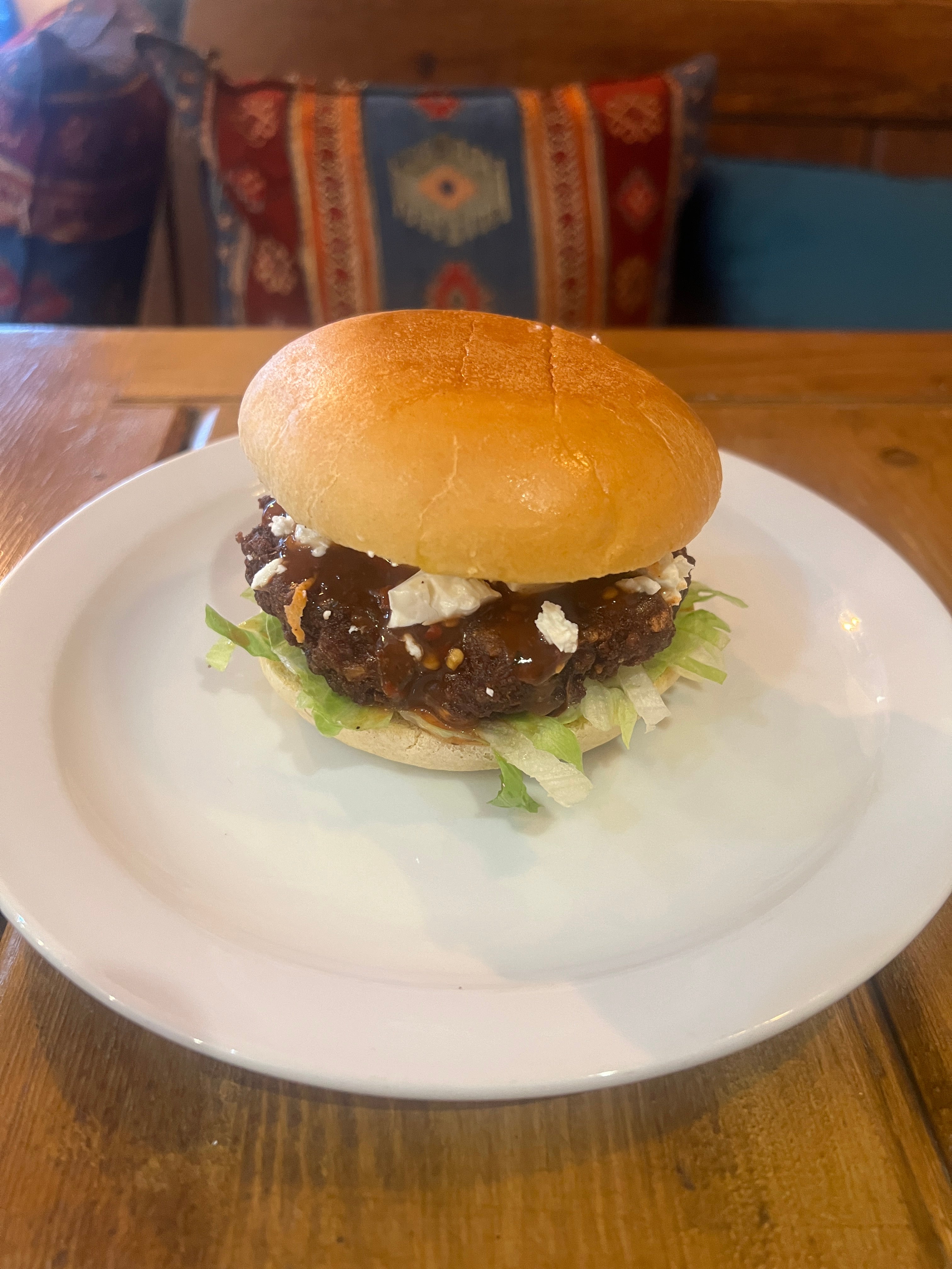 Feta / Lamb Kebab Burger