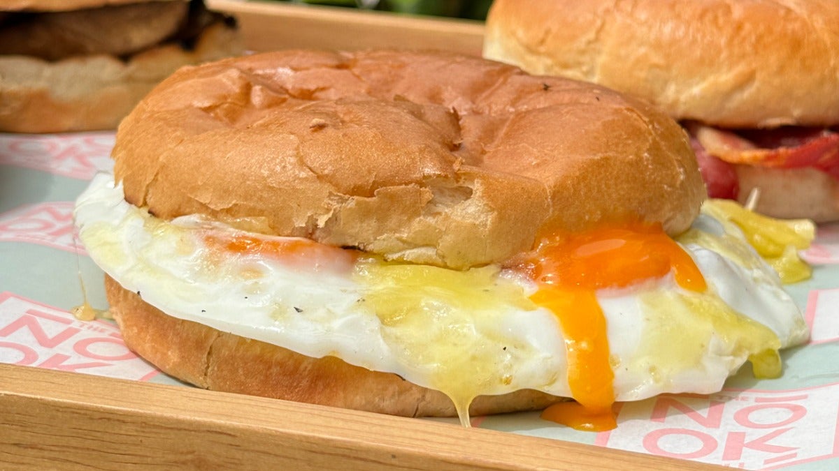 Egg and Cheese Bap