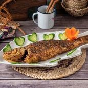 Fried Sea Bass Fish Emirati Style