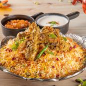 Hyderabad Mutton Biryani-Serves 1