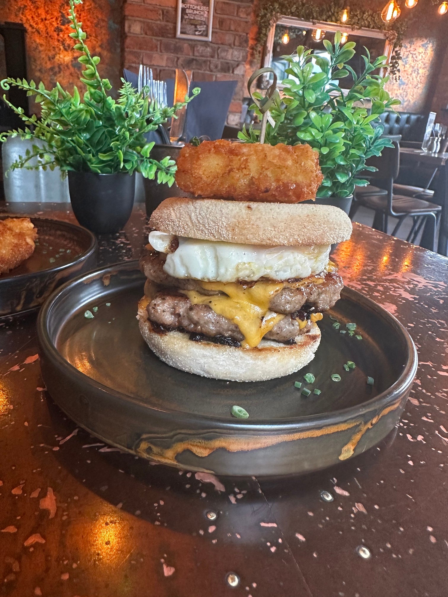 Double Sausage and Egg Muffin