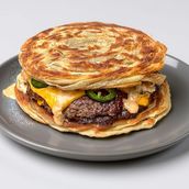 Dynamite Chicken Paratha Burger