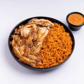 Kabsa with Chicken Shawarma