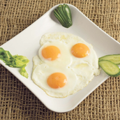Sunny Side Up Eggs Plate