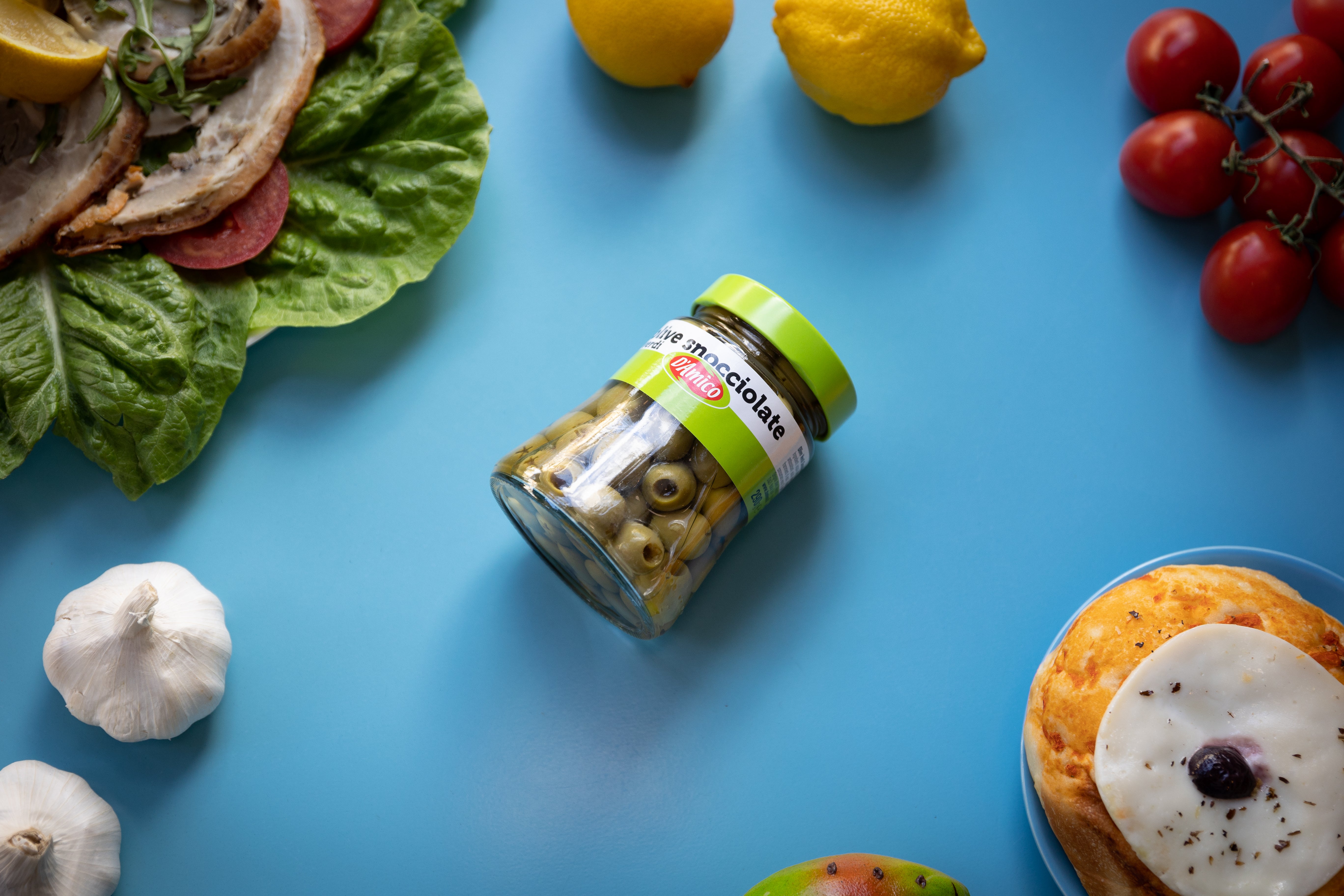 Green Pitted Olives D'amico