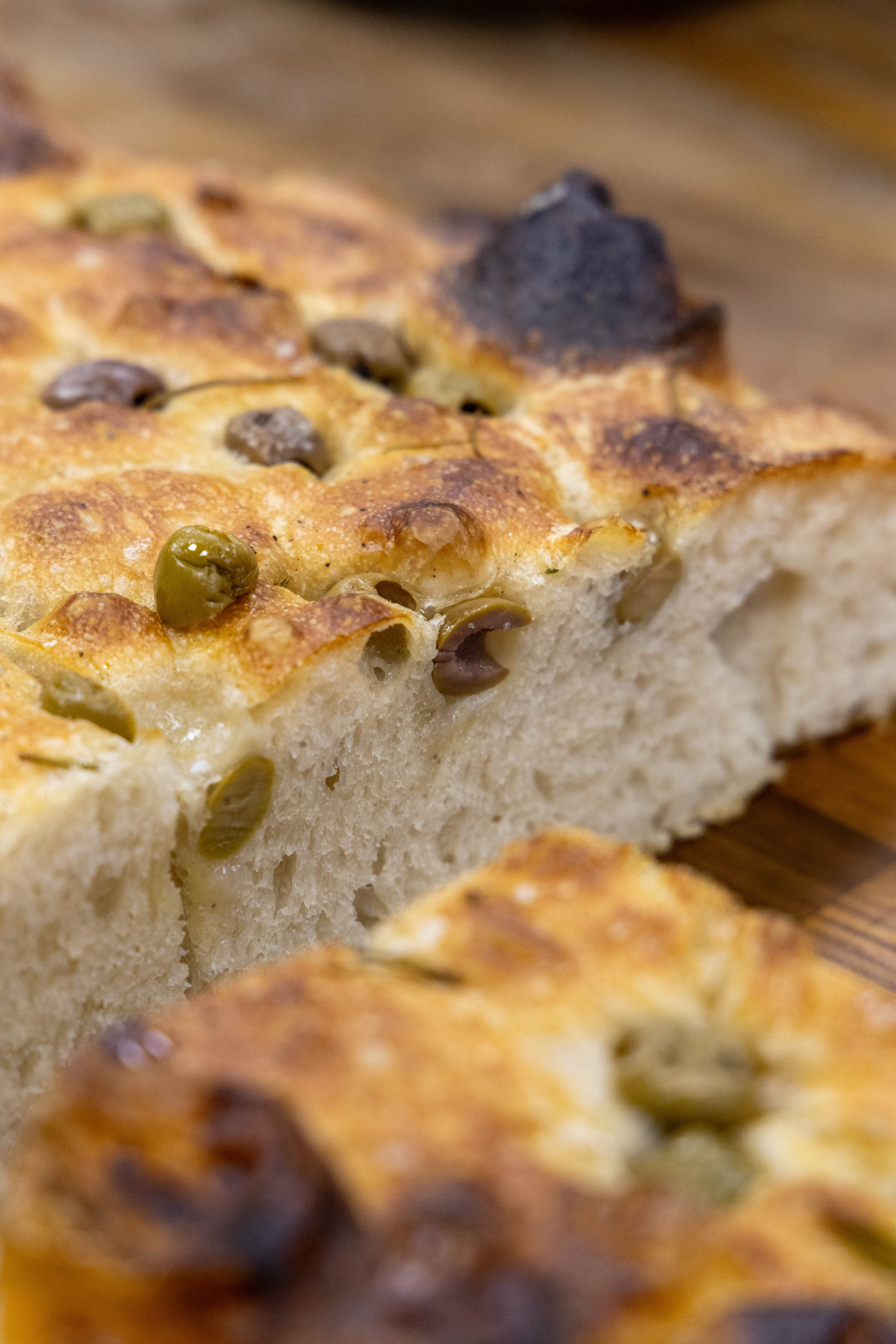 Organic Sourdough Focaccia Olive & Rosemary