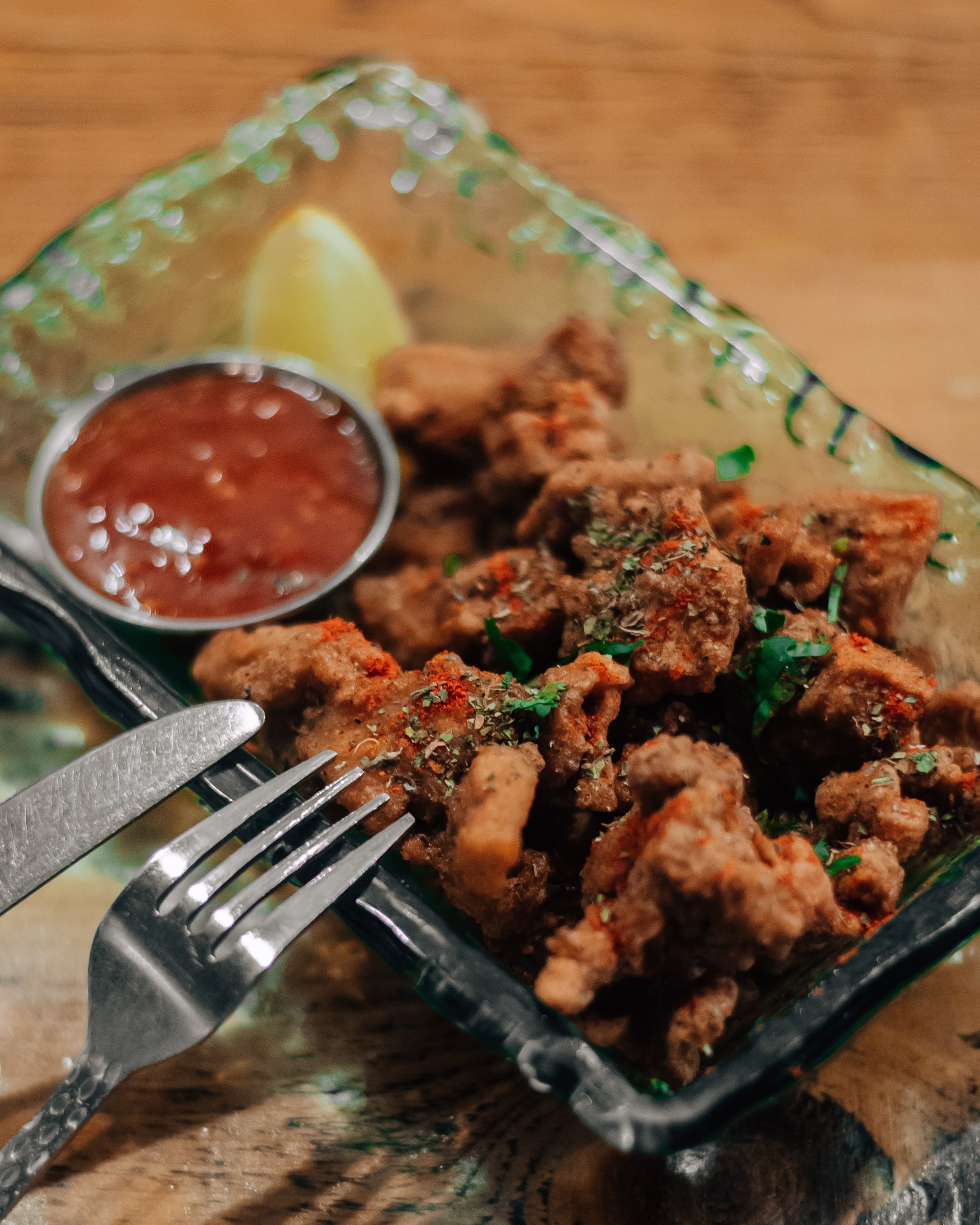 Gunpowder Chicken : Crispy Fried Chicken