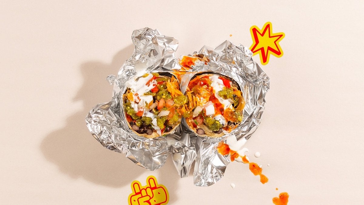 Veggie Wham! Burrito