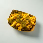 Fries With Cheese, Jalapeno And Sauce