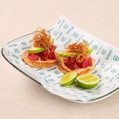 Tuna Tostadas - Lila's Taqueria