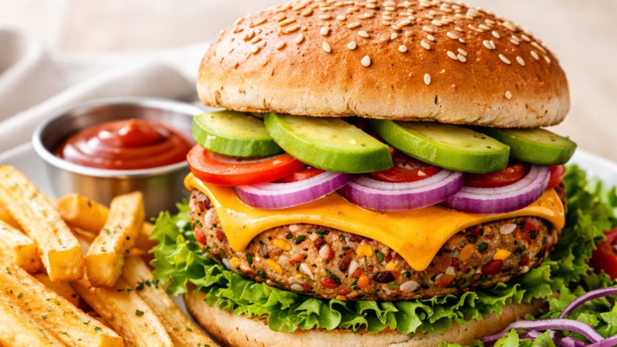 Veggie Burger Meal