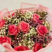 Pink Round Bouquet Large