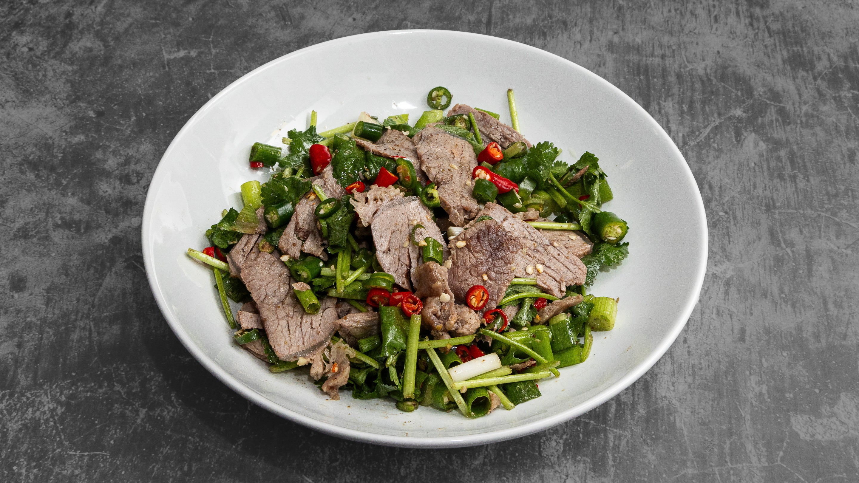 干拌牛肉 Spicy Marinated Beef Slices