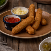 Mozzarella Sticks With Sauce