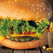 Grand Chicken Burger With Fries
