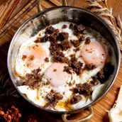 Fried Egg With Meat