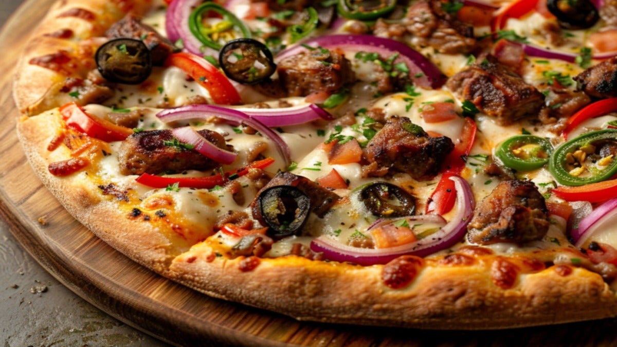 6. Kebab Pizza (H)