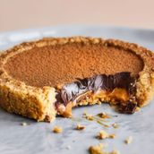 Mini Chocolate And Salted Caramel Tart