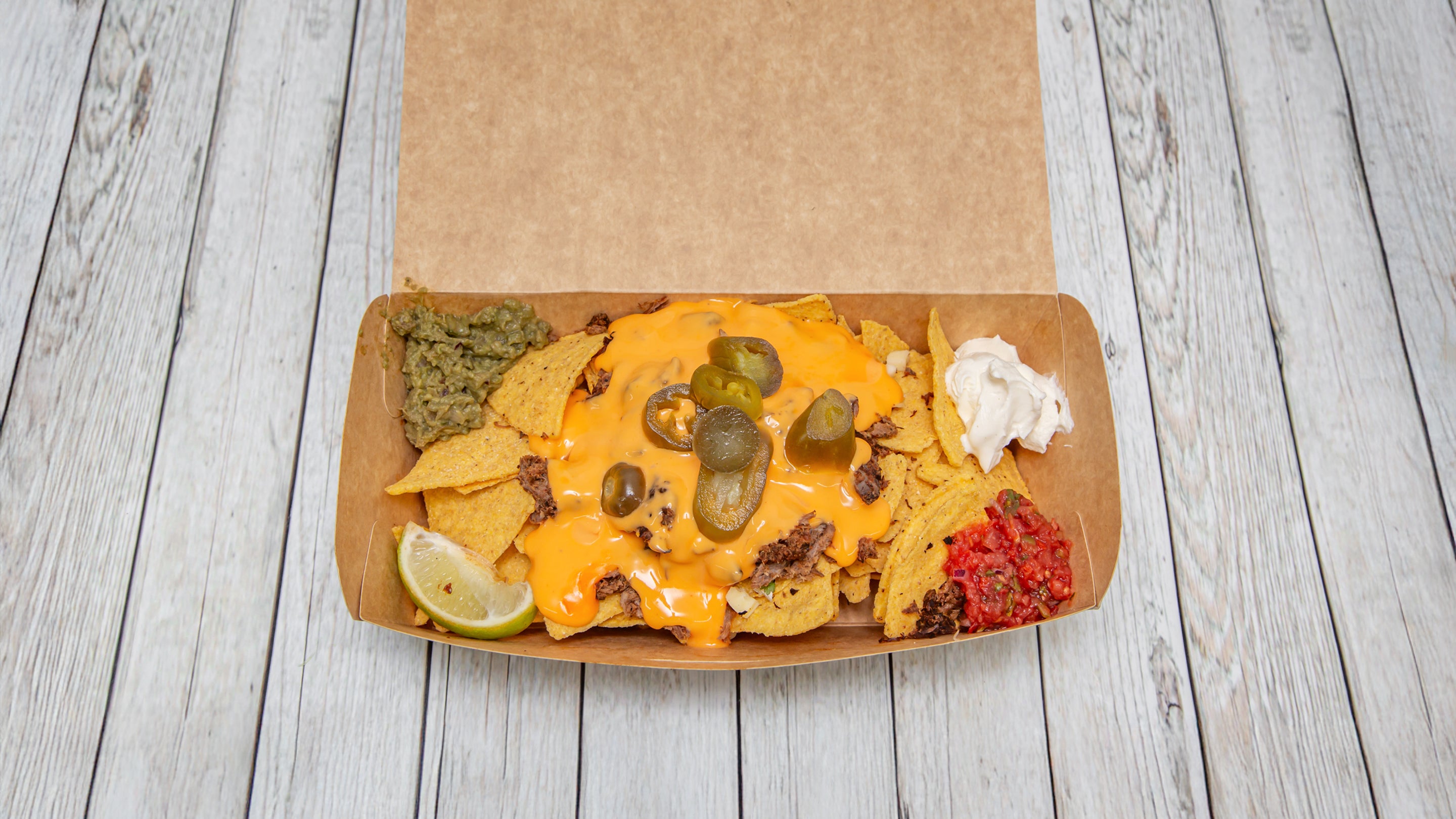 Beef Birria Loaded Nachos