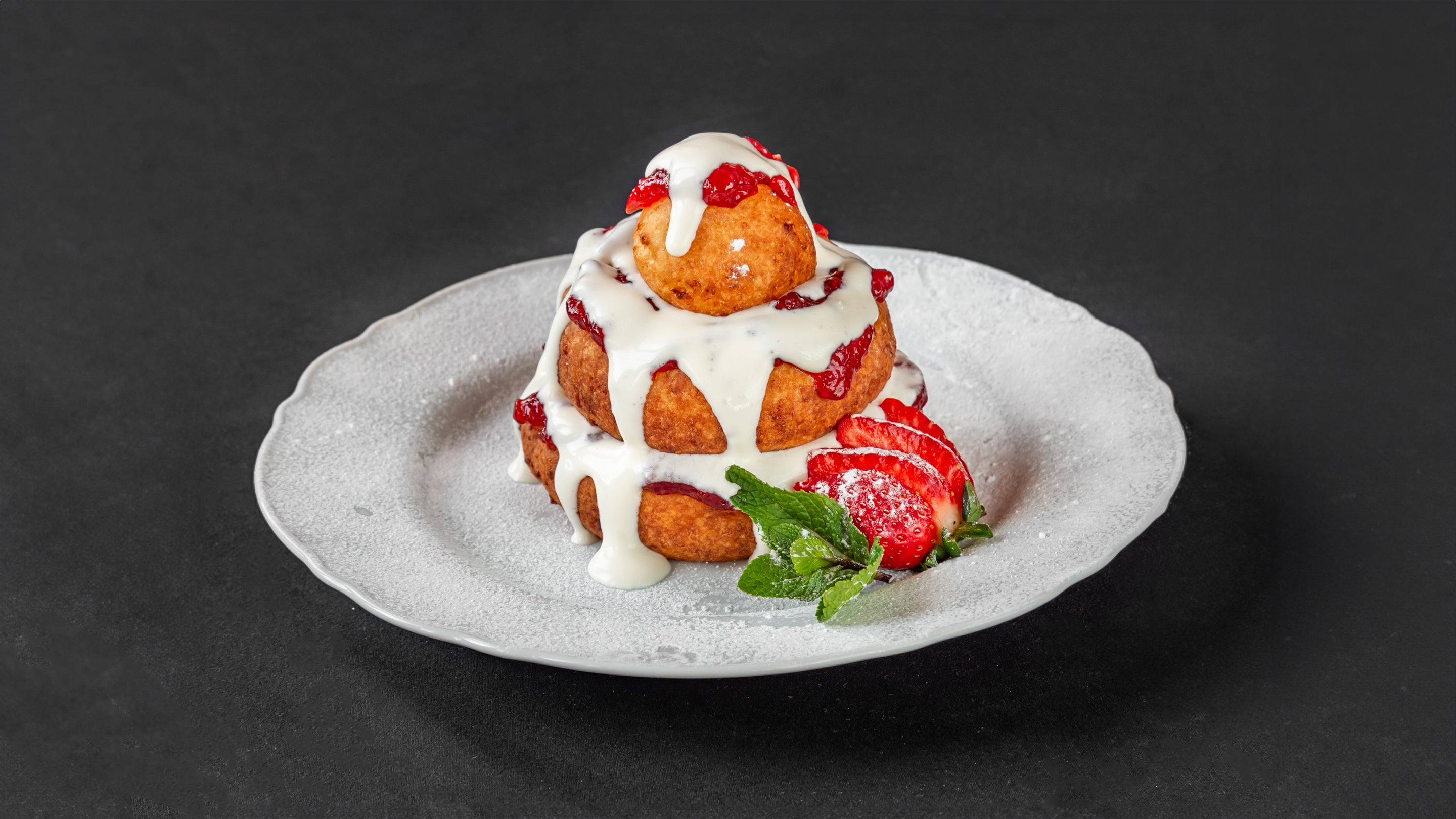 Papanasi (Sweet Cheese Donut)