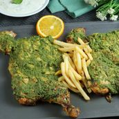 Green Chilli Chicken Charcoal Half