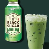 Black Sugar Matcha Latte 1 X 390 ML