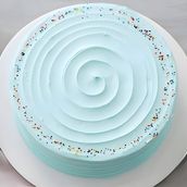 Baby Blue Layer Design Cake