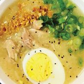 Arrozcaldo w/ Egg