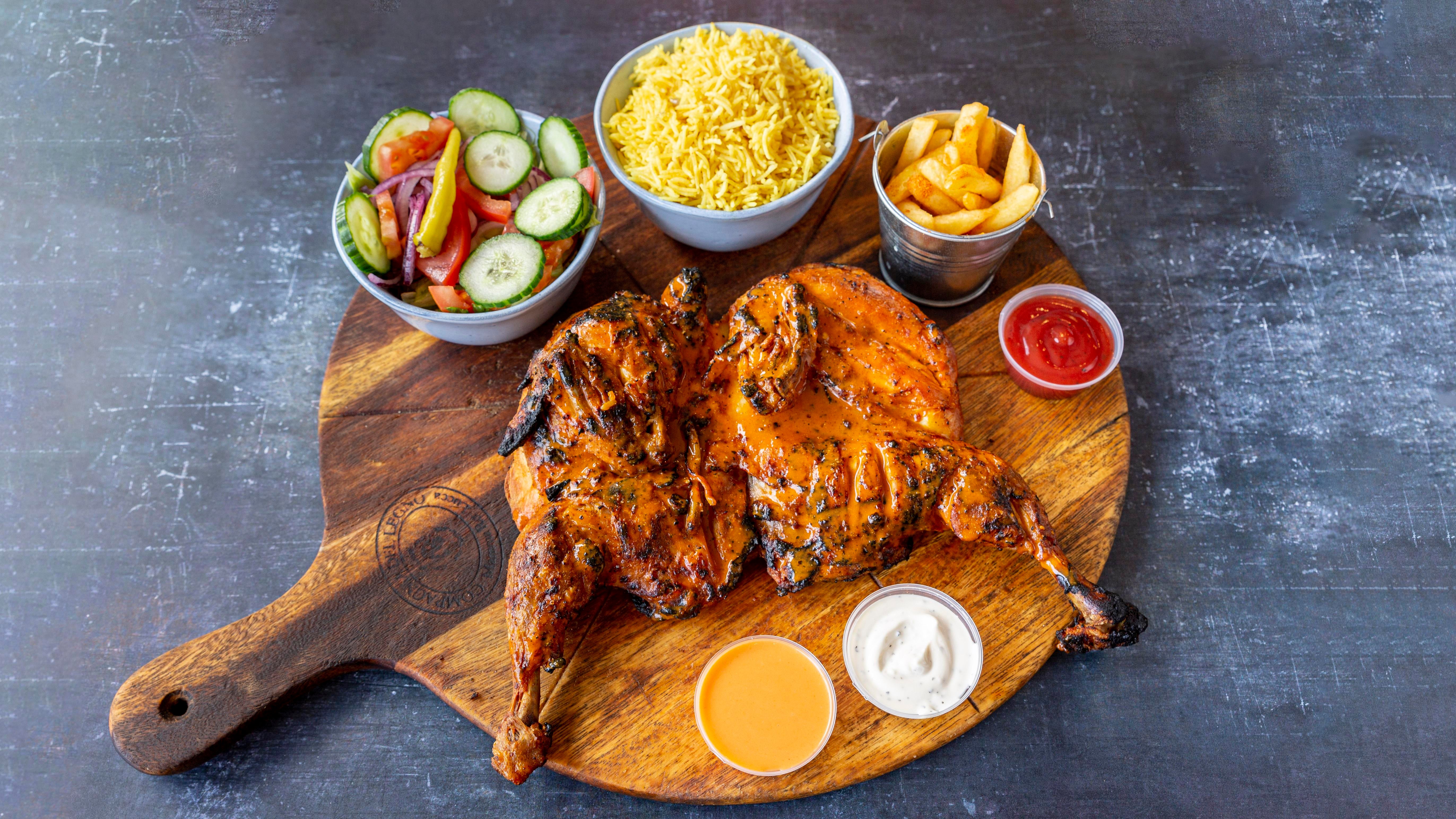 Whole Grilled Chicken Meal