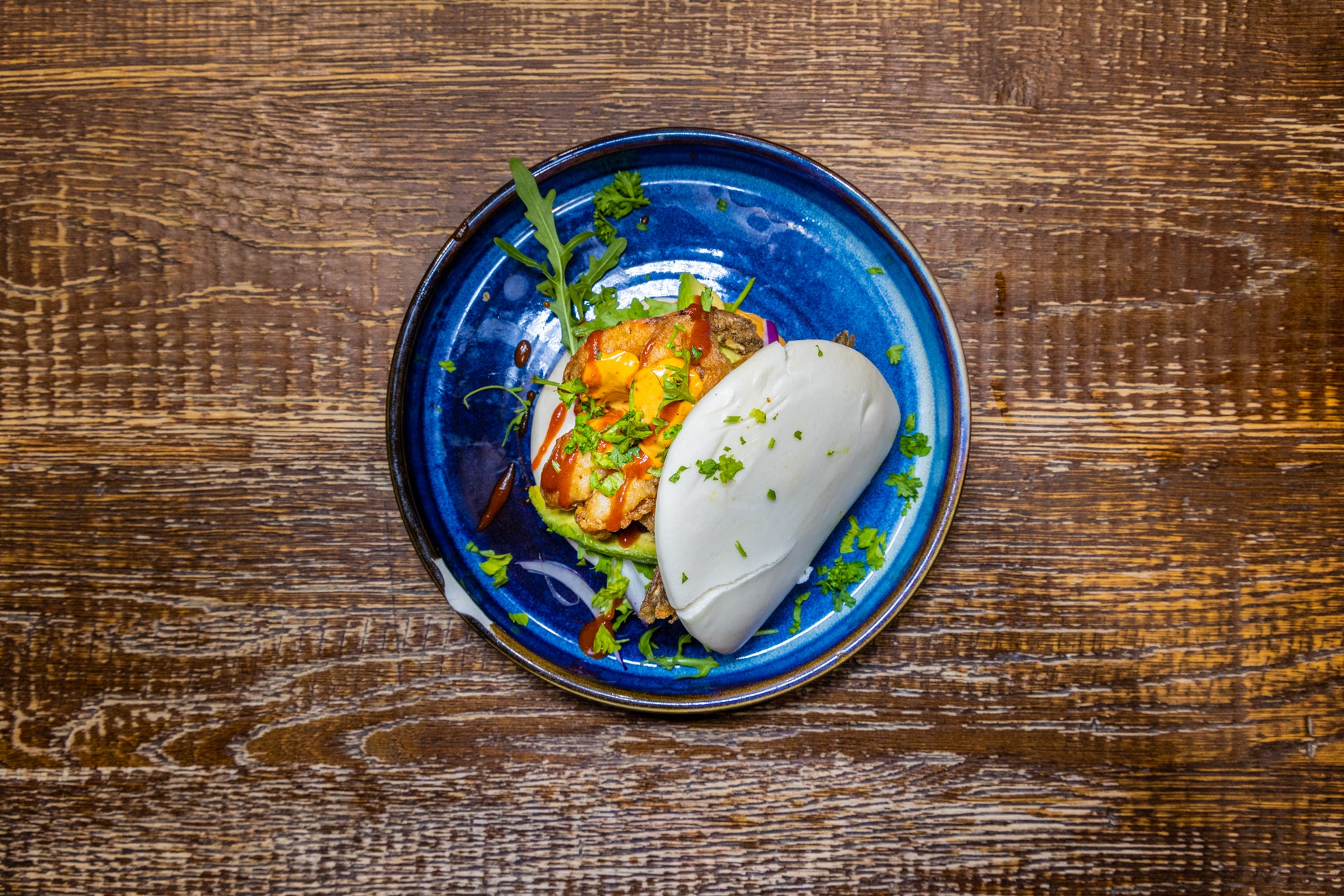 Crispy King Prawns Bao