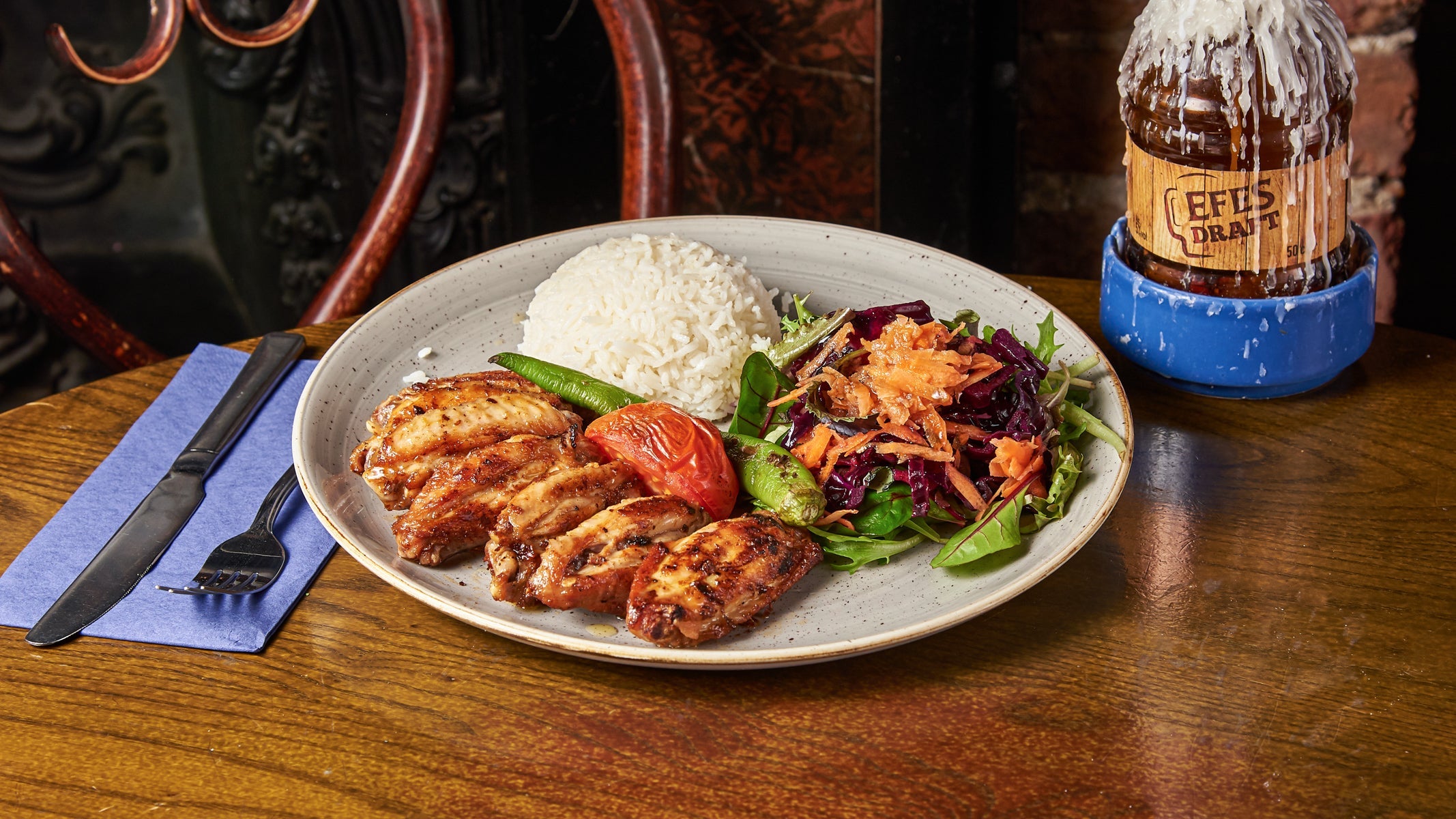 Char-grilled Marinated Chicken Wings