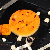 Baked Mango Cheesecake