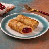Blini with Cherry