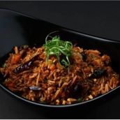 Burnt Chilli Fried Rice with Stir Fried Vegetables Combo