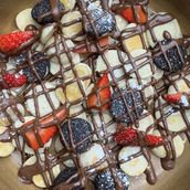 Strawberry Oreo Mini Pancakes