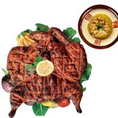 Grilled Chicken On Charcoal