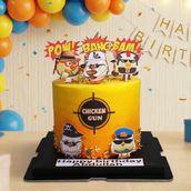 Chicken Gun Cake