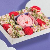 Bento cake with flowers!