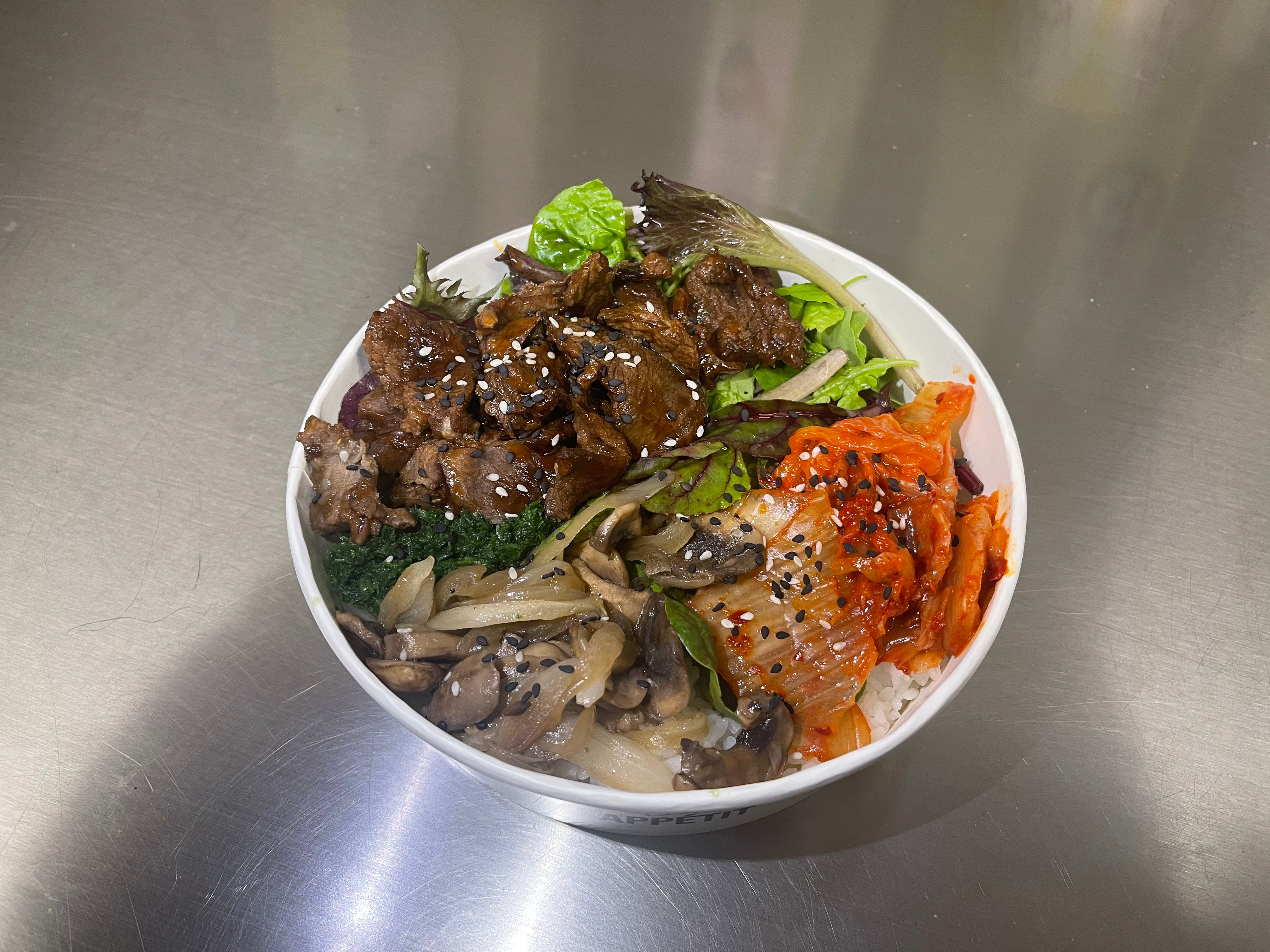 Bulgogi Beef  BiBimBap (Rice Bowl)