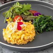 Scrambled Egg with Spinach