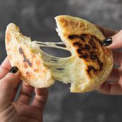 Mozzarella Onion Duet Arepa