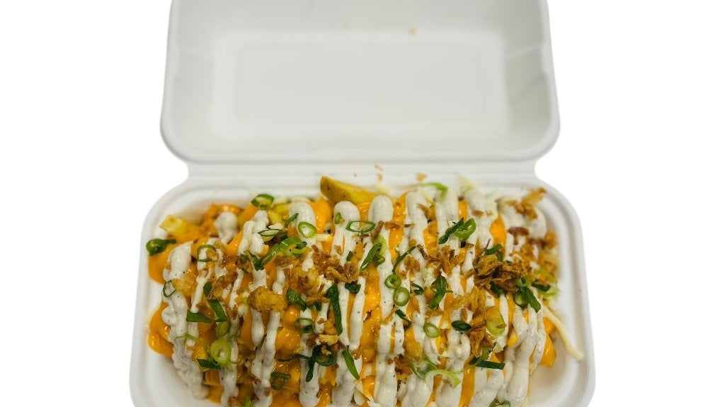 Garlic Sauce Fries 