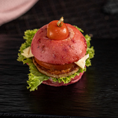 Chicken Beetroot Burger 1 Piece