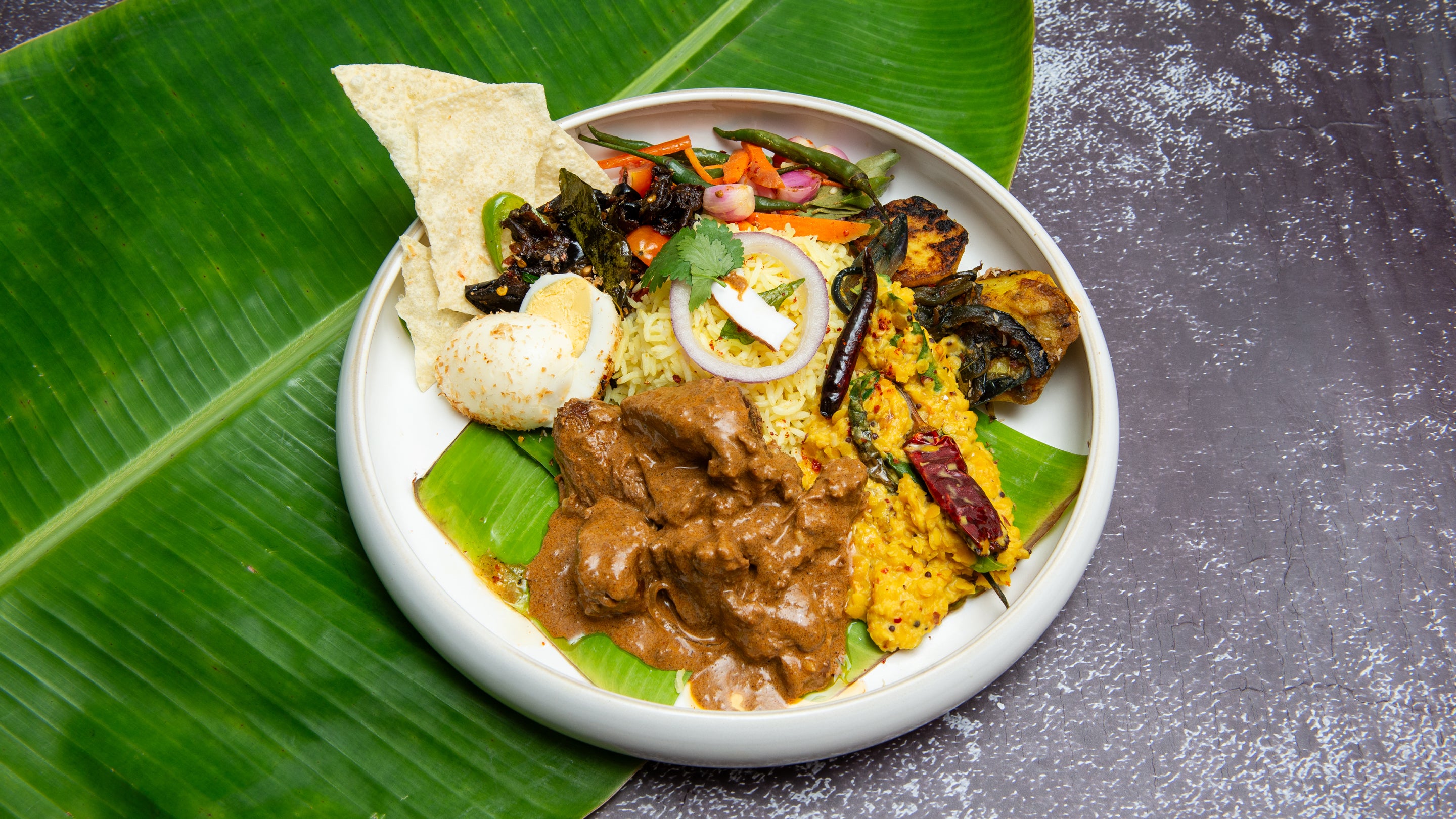 Banana Leaf Ocean Feast