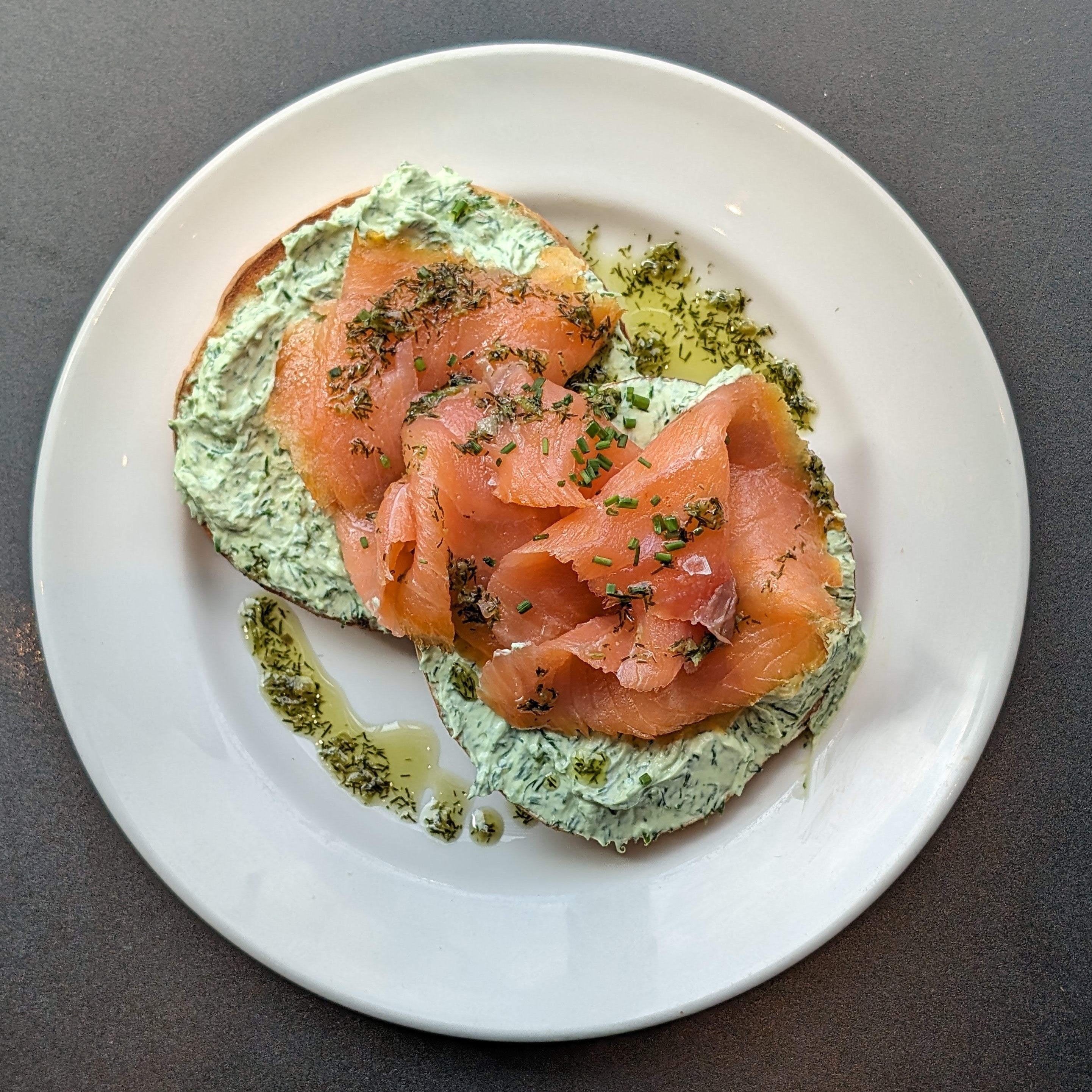 Smoked Salmon & Soft Cheese Bagel
