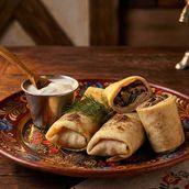 Russian Beef Pancakes (Блины с говядиной)