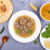 Mutton With Onion Dish