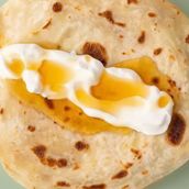 Chapati Cheese With Honey