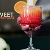 Sweet coolness cocktail 