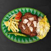 Beef Egg Chapli Kabab